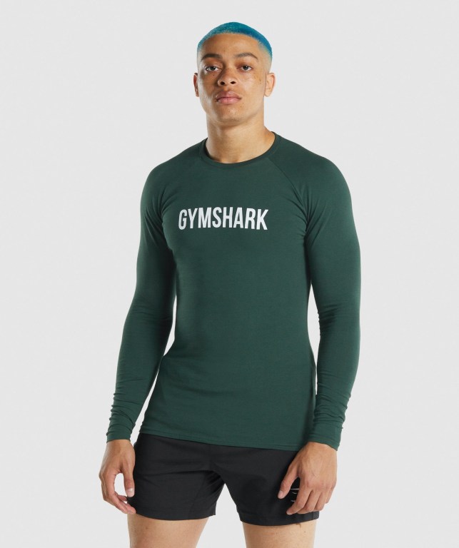 Sudaderas Gymshark Apollo Hombre Verdes Oscuro | ZKT1KJsrEFS