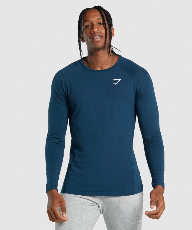 Sudaderas Gymshark Critical 2.0 Hombre Azul Marino | zvRxsPQgl2K