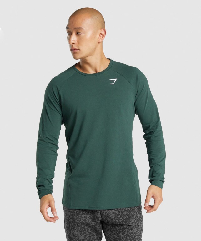 Sudaderas Gymshark Critical 2.0 Hombre Verdes Oscuro | BGdmB7bsFh7