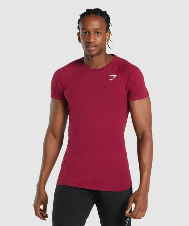 Sudaderas Gymshark Critical 2.0 Hombre Vino | YyR4VF7Uh6o