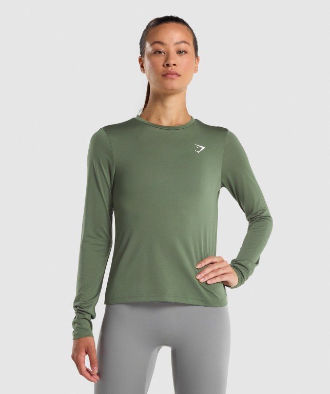 Sudaderas Gymshark Entrenamiento Mujer Verdes | pDDs1MxiWic