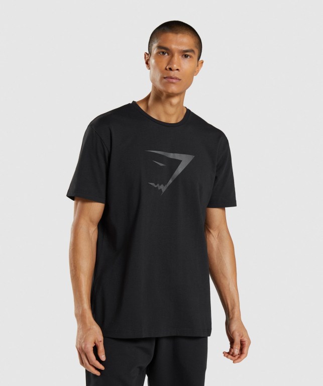 Sudaderas Gymshark Sharkhead Infill Hombre Negros | vpQfEXZzBIv