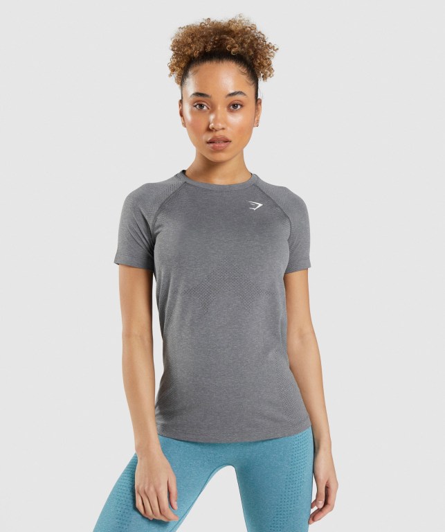 Sudaderas Gymshark Vital Seamless 2.0 Light Mujer Grises | pbdEkcvIlRj