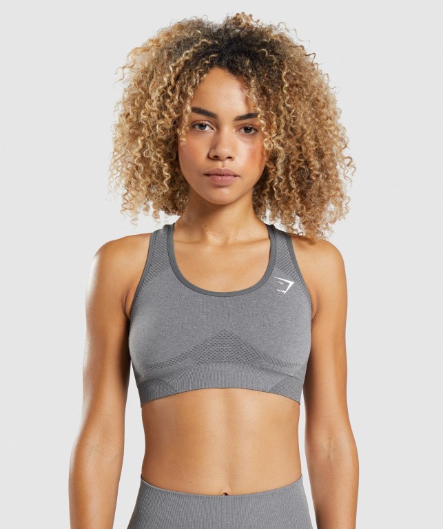 Sujetadores Deportivos Gymshark Vital Seamless 2.0 Sports Bra Mujer Grises | xb2hwJ5hvxJ