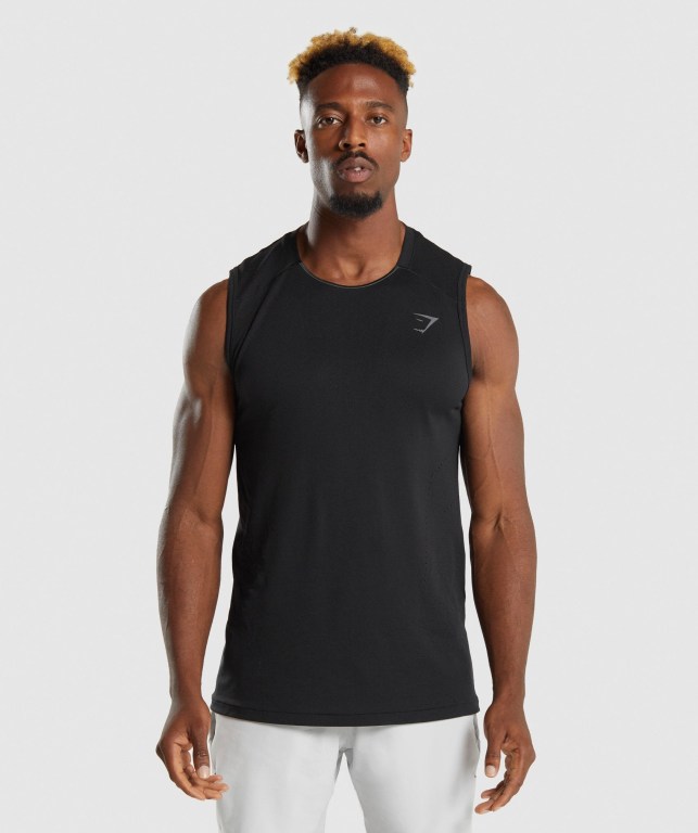 Tank Top Gymshark Apex Hombre Negros | 43MlXeq1gPO