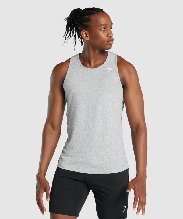 Tank Top Gymshark Critical 2.0 Hombre Grises Claro | 617q8etWrE5