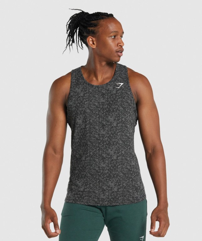 Tank Top Gymshark Critical 2.0 Hombre Grises | G1x4Wwq4gau