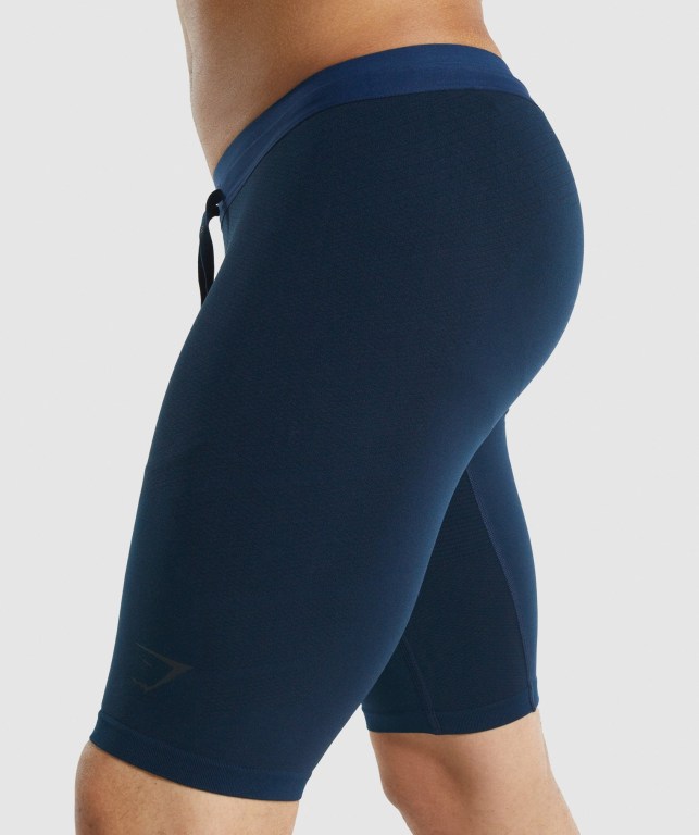 Bermudas Gymshark 315 1/2 Tight Hombre Azul Marino | wG7eZfutGUM