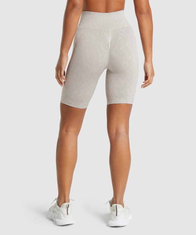 Bermudas Gymshark Adapt Animal Seamless Cycling Mujer Grises | 5na7YlYeq4s