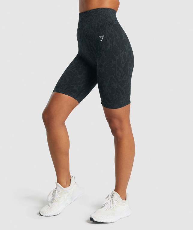 Bermudas Gymshark Adapt Animal Seamless Cycling Mujer Negros | iaFj4jzC59i