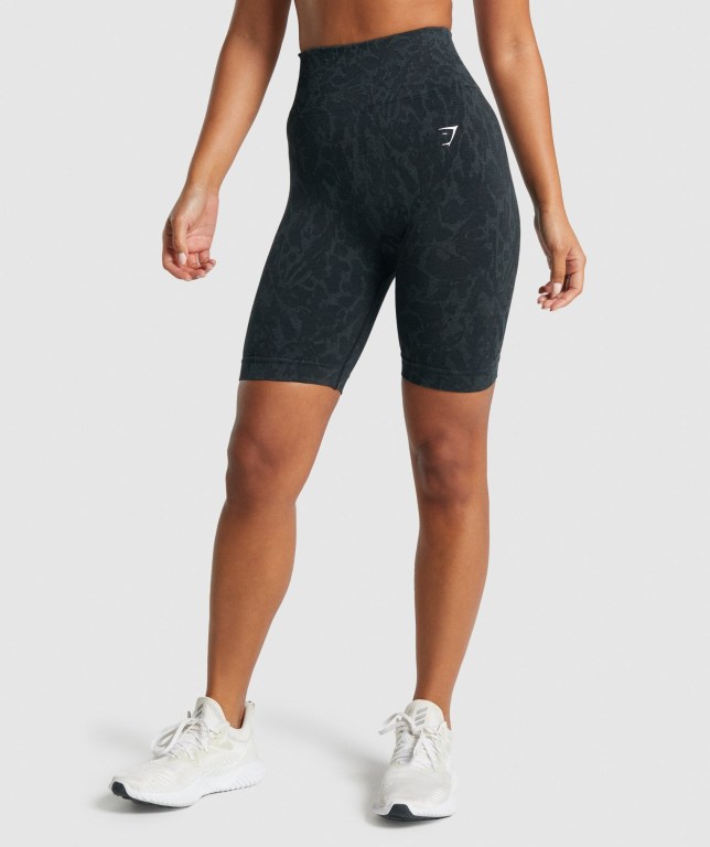 Bermudas Gymshark Adapt Animal Seamless Cycling Mujer Negros | iaFj4jzC59i