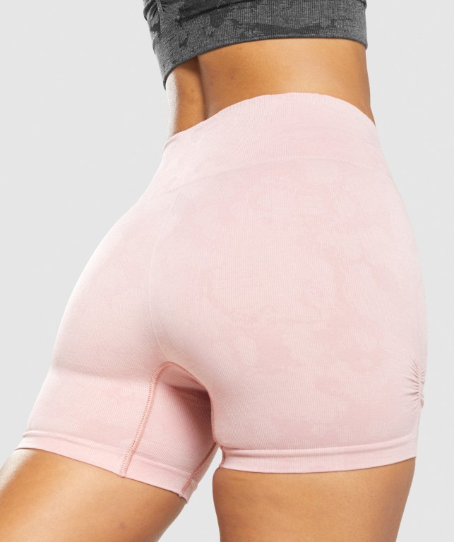 Bermudas Gymshark Adapt Camo Seamless Mujer Rosas Claro | Ijmq5IdZ14c