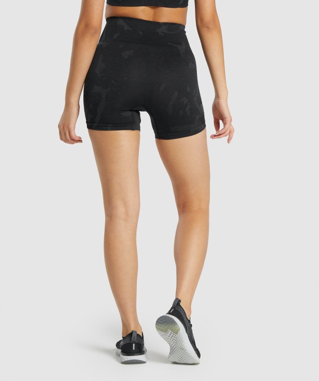 Bermudas Gymshark Adapt Camo Seamless Mujer Negros | pzM2kLlep1Q