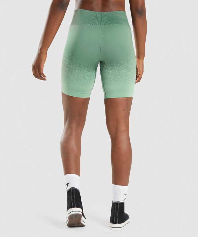 Bermudas Gymshark Adapt Ombre Seamless Cycling Mujer Verdes Verdes Claro | ce6oJGmbYw7