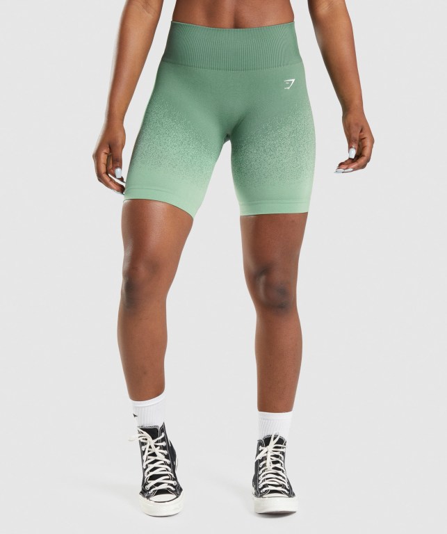 Bermudas Gymshark Adapt Ombre Seamless Cycling Mujer Verdes Verdes Claro | ce6oJGmbYw7