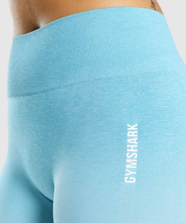 Bermudas Gymshark Adapt Ombre Seamless Mujer Azules Claro Azules Claro | Xls8SSNIIGa