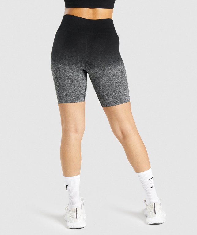 Bermudas Gymshark Adapt Ombre Seamless Mujer Negros Negros | t4BgY9MLg5k