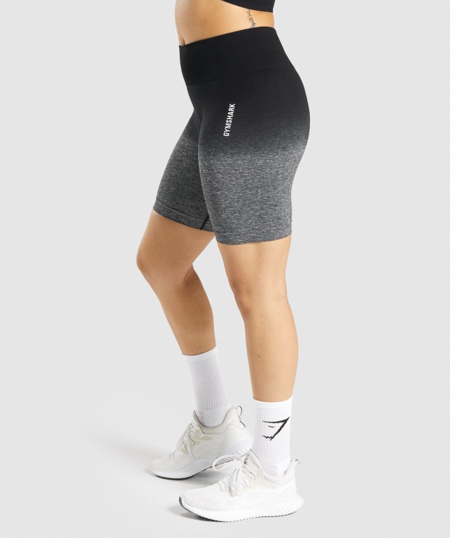 Bermudas Gymshark Adapt Ombre Seamless Mujer Negros Negros | t4BgY9MLg5k