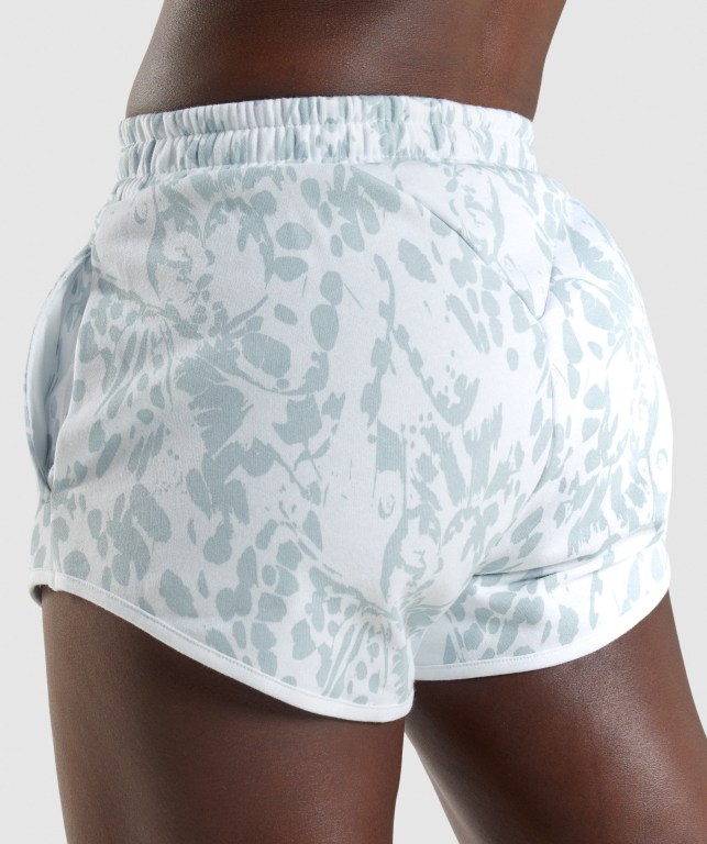 Bermudas Gymshark Animal Graphic Mujer Azules | 77IdWhN1VaH