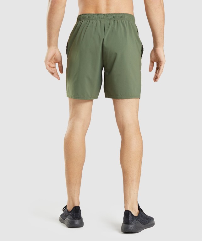 Bermudas Gymshark Arrival Hombre Verde Oliva | fZYd83n4q5j