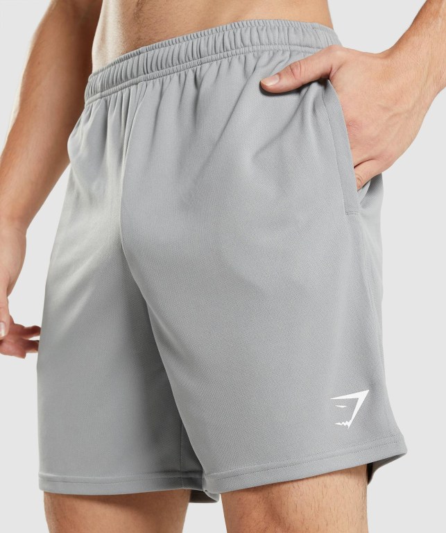 Bermudas Gymshark Arrival Knitted Hombre Grises | KIDAFiy2fOP