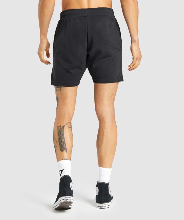 Bermudas Gymshark Bold Hombre Negros | 9bEYVTnyRJ4