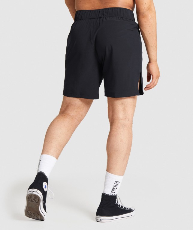 Bermudas Gymshark Combat Striking Hombre Negros | 5ou4uNOmpAg