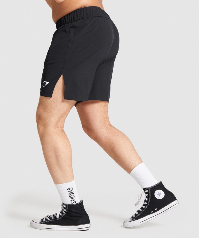 Bermudas Gymshark Combat Striking Hombre Negros | 5ou4uNOmpAg