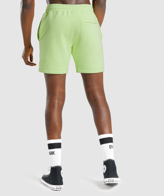 Bermudas Gymshark Crest Hombre Verdes | MBQoXGLnb4o