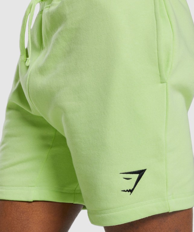 Bermudas Gymshark Crest Hombre Verdes | MBQoXGLnb4o