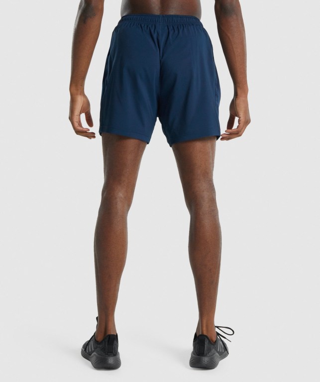 Bermudas Gymshark Deporte Hombre Azul Marino | sHNarBKW8Fi