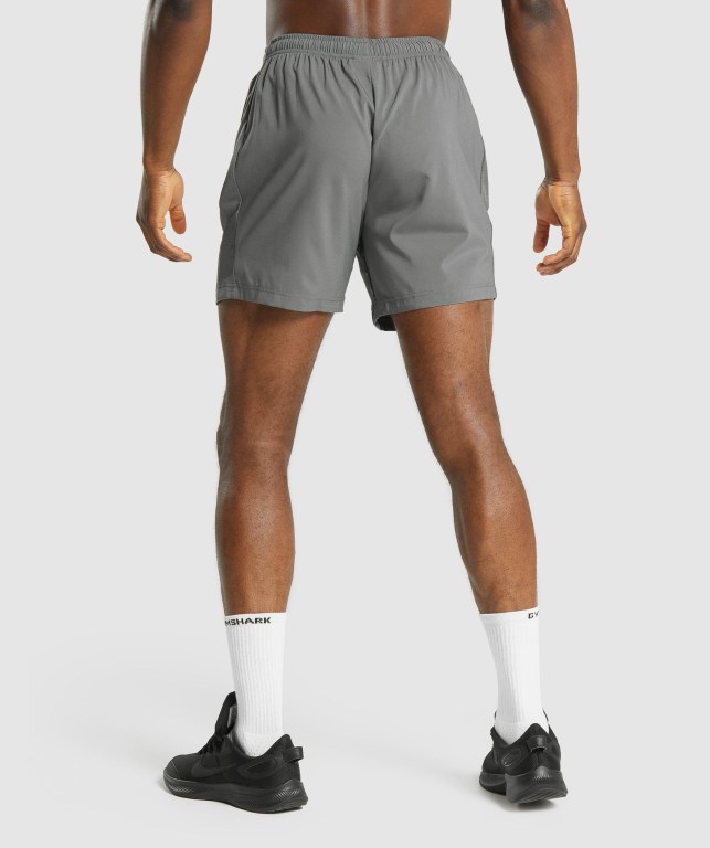 Bermudas Gymshark Deporte Hombre Grises | ziSzUESOKdG