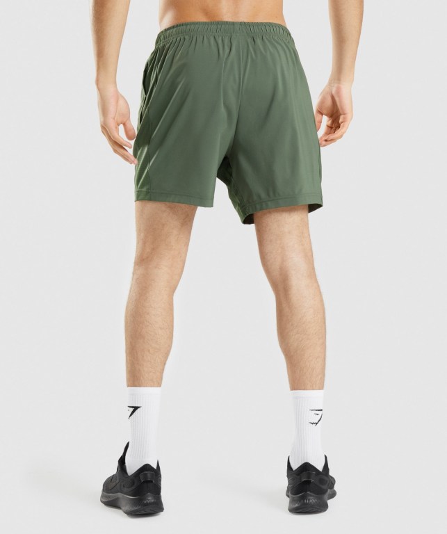 Bermudas Gymshark Deporte Hombre Verdes | jsBBABzTWke