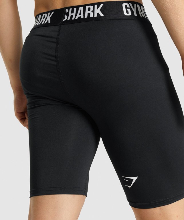 Bermudas Gymshark Element Baselayer Hombre Negros | 2PNIxJENI6e