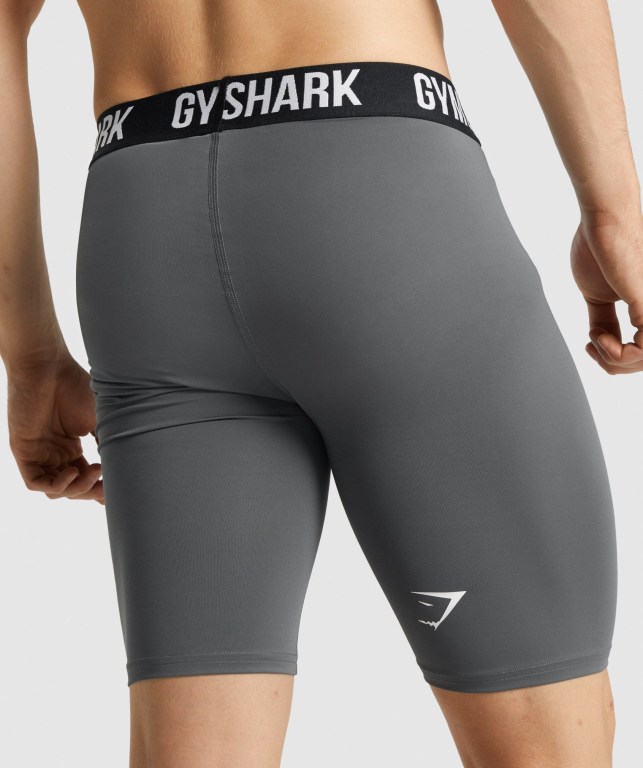 Bermudas Gymshark Element Baselayer Hombre Grises | GDWcS5eBzto