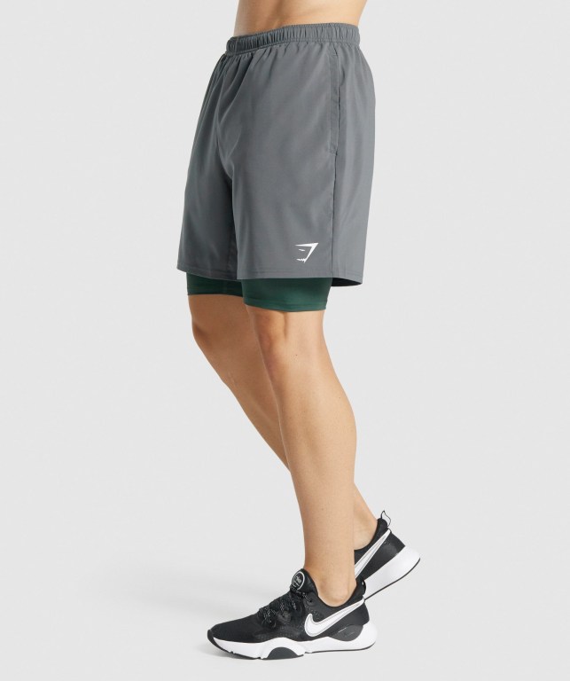 Bermudas Gymshark Element Baselayer Hombre Verdes Oscuro | JxGGkvwlM9C