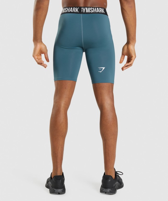 Bermudas Gymshark Element Baselayer Hombre Turquesa | hbU65eRQER1