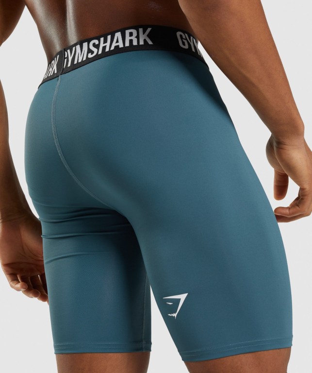 Bermudas Gymshark Element Baselayer Hombre Turquesa | hbU65eRQER1