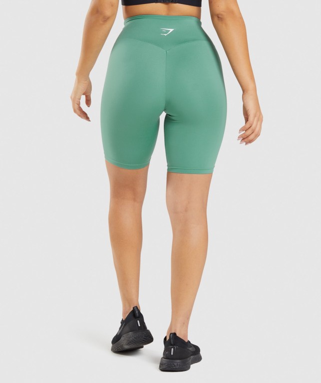 Bermudas Gymshark Entrenamiento Cycling Mujer Verdes | w1T1XFCduKz