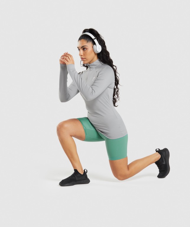 Bermudas Gymshark Entrenamiento Cycling Mujer Verdes | w1T1XFCduKz