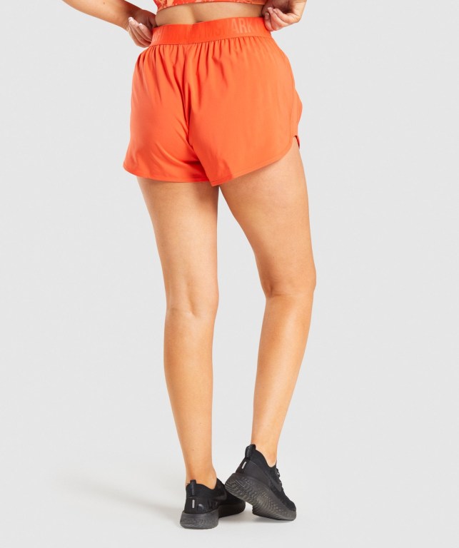 Bermudas Gymshark Entrenamiento Loose Fit Mujer Naranjas | OY4nqmudToh