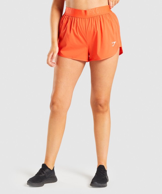 Bermudas Gymshark Entrenamiento Loose Fit Mujer Naranjas | OY4nqmudToh