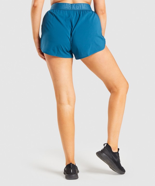 Bermudas Gymshark Entrenamiento Loose Fit Mujer Turquesa | PQfpCpRE4Ji