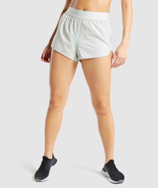 Bermudas Gymshark Entrenamiento Loose Fit Mujer Verdes Claro | QaIliEBm3MR