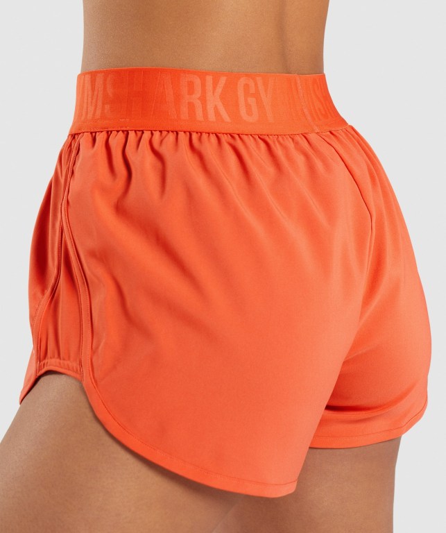 Bermudas Gymshark Entrenamiento Loose Fit Mujer Naranjas | XWmV9TEvwPw