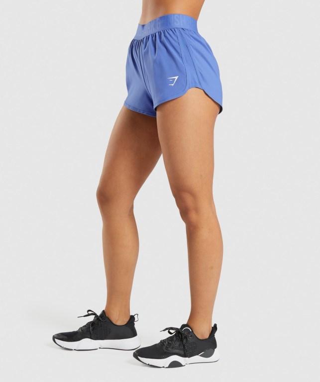 Bermudas Gymshark Entrenamiento Loose Fit Mujer Azules | ods1kEsXm6S