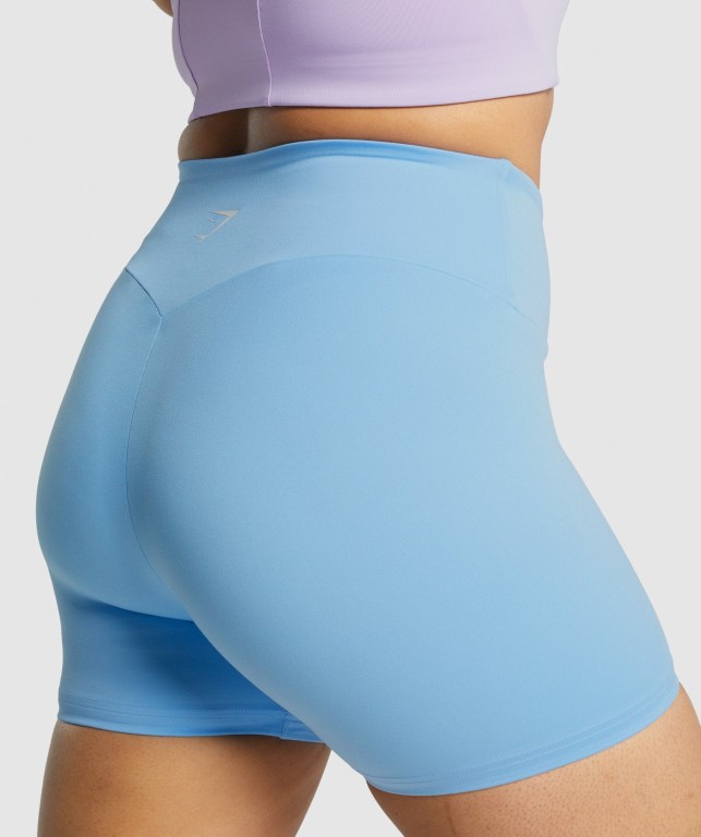 Bermudas Gymshark Entrenamiento Mujer Azules Claro | 43IaCZkqTpd