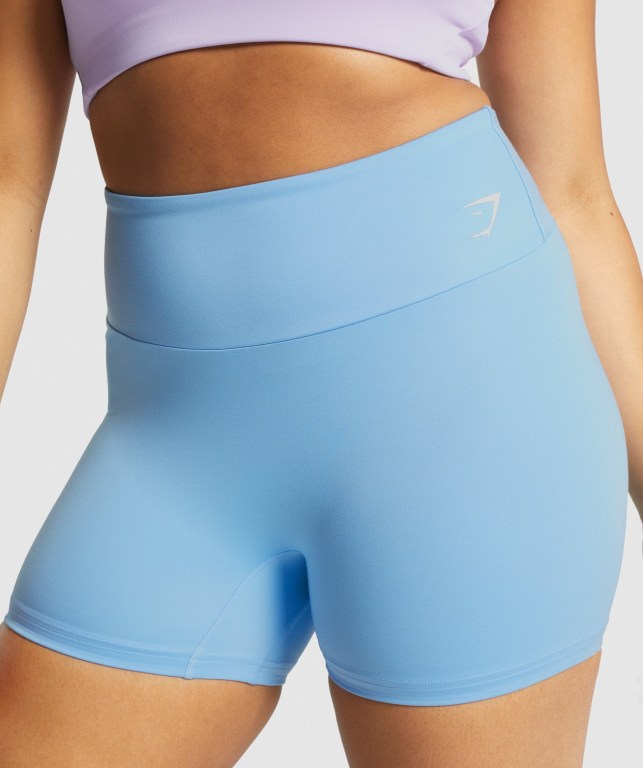 Bermudas Gymshark Entrenamiento Mujer Azules Claro | 43IaCZkqTpd