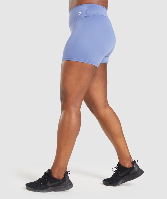 Bermudas Gymshark Entrenamiento Mujer Azules | QgaRM8ZiO5J