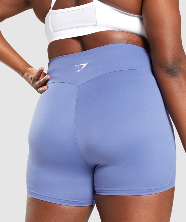 Bermudas Gymshark Entrenamiento Mujer Azules | QgaRM8ZiO5J